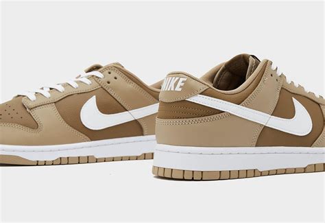 light tan and white dunks.